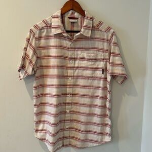 Columbia short sleeve button down size medium